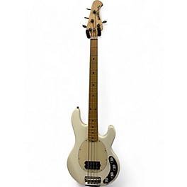 Used Ernie Ball Music Man Used Ernie Ball Music Man Stingray 4 String Olympic White Electric Bass Guitar