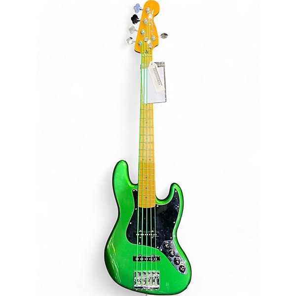 Used Fender Player Plus Jazz Bas Emerald Green Electric Bass Guitar