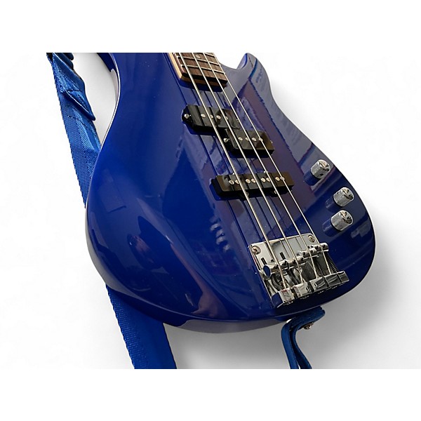 Used Jackson Used Jackson JS Spectra Bass Metallic Blue Electric Bass Guitar