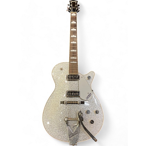 Used Gretsch Guitars G6129T-1957 1957 Reissue Silver Jet Bigsby Silver Sparkle Solid Body Electric Guitar