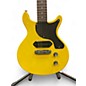 Used Iyv Used IYV DOUBLE CUT P90 TV Yellow Solid Body Electric Guitar