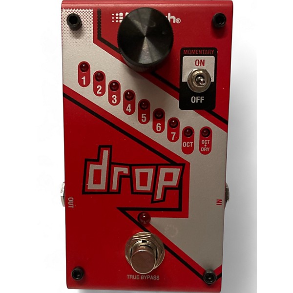 Used DigiTech The Drop Polyphonic Drop Tune Pitch-Shifter Effect Pedal