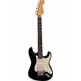 Used Fender US FLOYD ROSE STRAT  Black and White Solid Body Electric Guitar