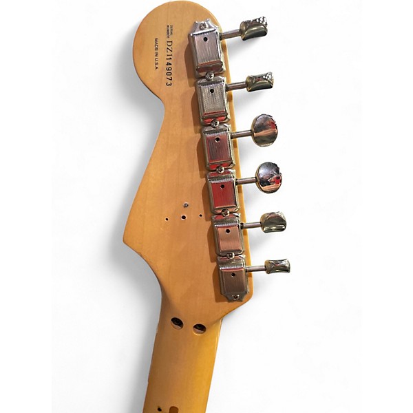 Used Fender US FLOYD ROSE STRAT  Black and White Solid Body Electric Guitar