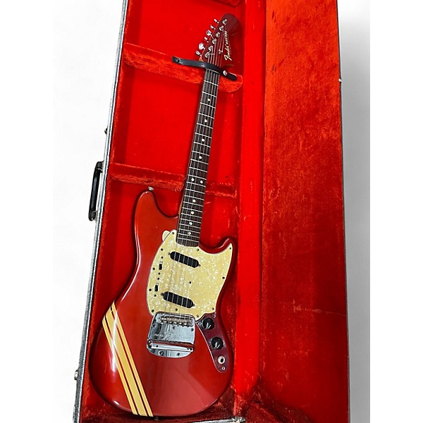 Vintage Fender Vintage Fender Competition Mustang RED Solid Body Electric Guitar