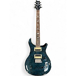 Used PRS SE Custom 24 Whale Blue Burl Solid Body Electric Guitar