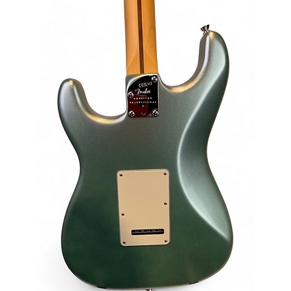 Used Fender American Professional II Stratocaster Mystic Surf Green Solid Body Electric Guitar