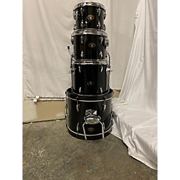 Used TAMA Used TAMA 4 piece Imperialstar Black Drum Kit