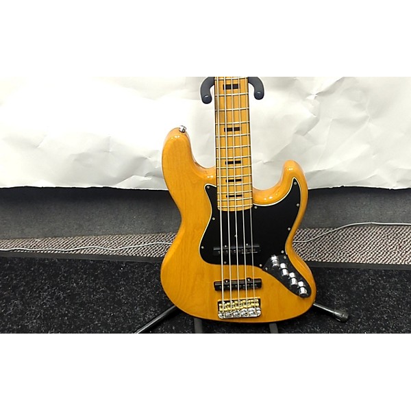 Used 2015 Schecter Guitar Research J5 Natural Electric Bass Guitar