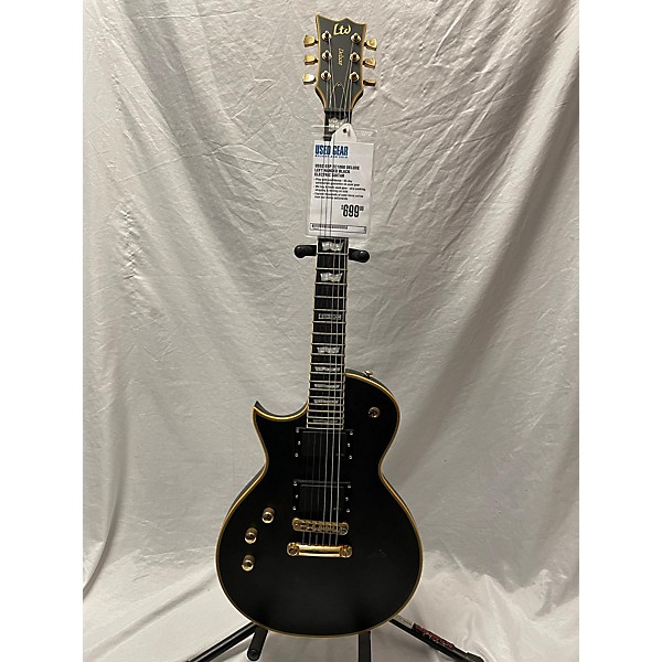 Used ESP Used ESP EC1000 Deluxe Left Handed Black Electric Guitar