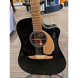 Used Fender Used Fender Redondo Black Acoustic Electric Guitar