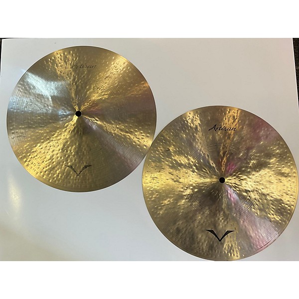 Used SABIAN Used SABIAN 14in Vault Artisan Hi Hat Pair Cymbal