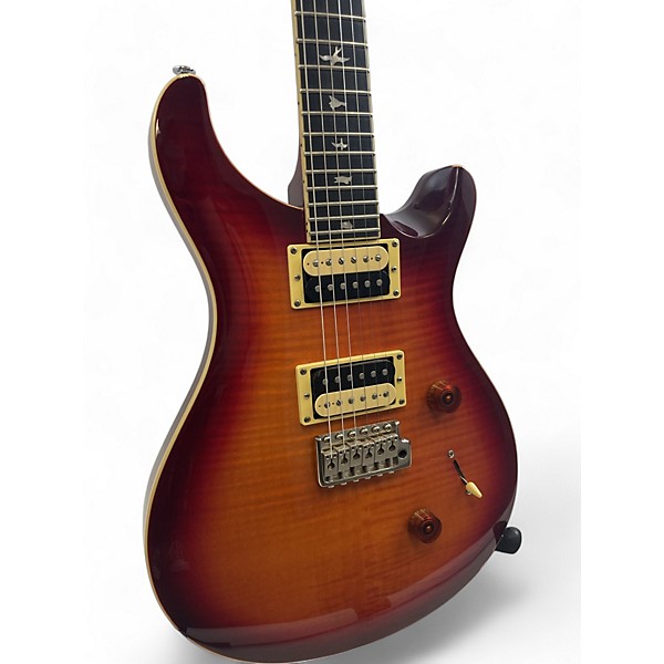 Used PRS Used PRS SE Custom 24 Cherry Sunburst Solid Body Electric Guitar