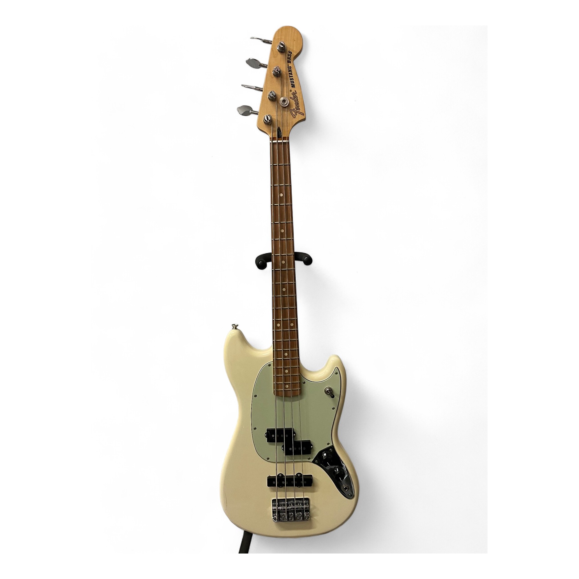 Used Used FENDER MUSTANG PJ BASS Olympic White Electric Bass Guitar Olympic  White | Guitar Center