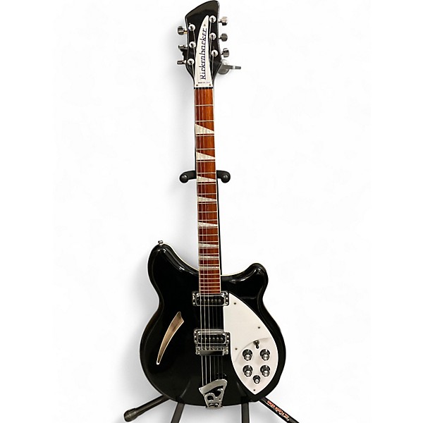 Used Rickenbacker Used Rickenbacker 360 Black Hollow Body Electric Guitar