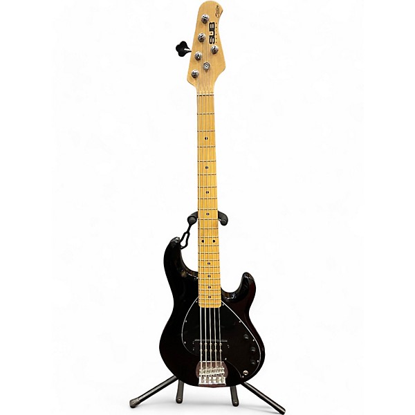 Used Sterling by Music Man Used Sterling by Music Man SUB 5 Black Electric Bass Guitar