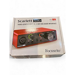 Used Focusrite Used Focusrite Scarlett Solo Gen 3 Audio Interface