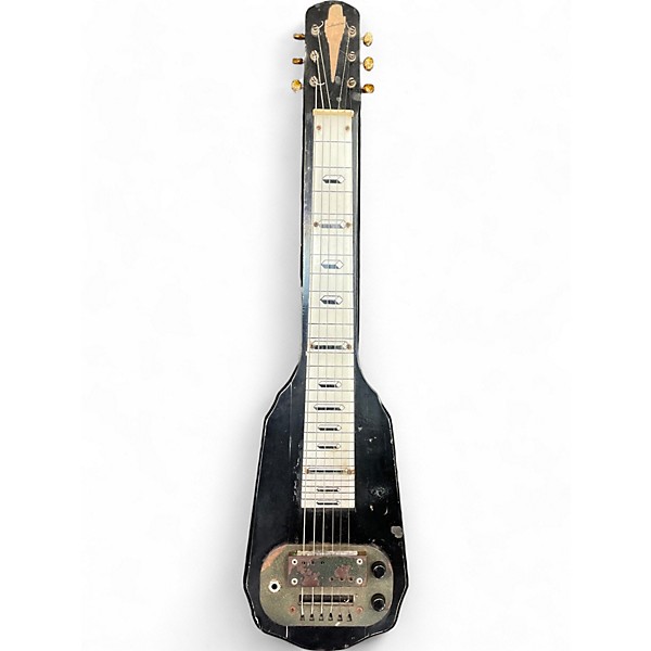 Vintage 1960 Silvertone T-1 Lap Steel Black Lap Steel