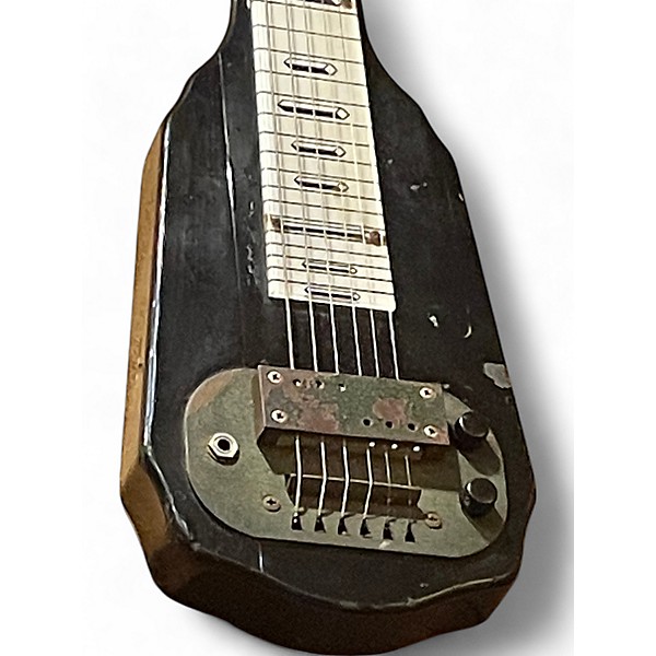 Vintage 1960 Silvertone T-1 Lap Steel Black Lap Steel