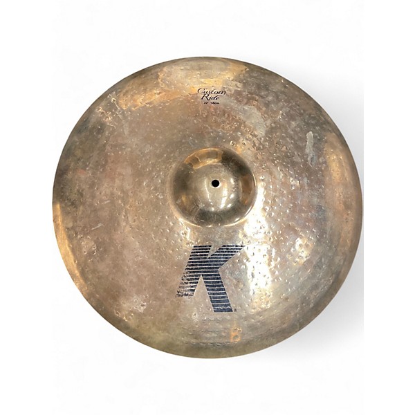 Used Zildjian 22in k custom ride Cymbal