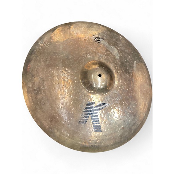 Used Zildjian 22in k custom ride Cymbal