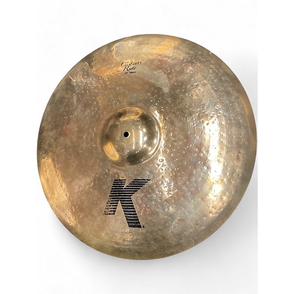 Used Zildjian 22in k custom ride Cymbal