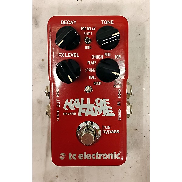 Used TC Electronic Used TC Electronic Hall Of Fame Reverb Effect Pedal