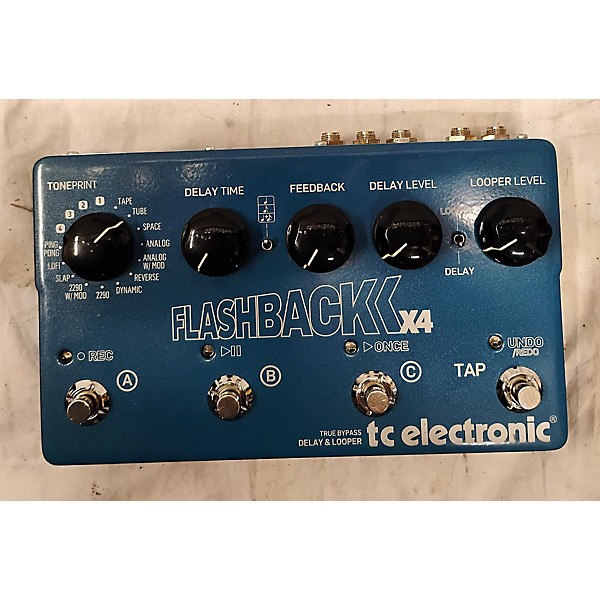 Used TC Electronic Flashback X4 Delay And Looper Effect Pedal