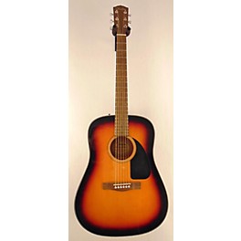 Used Fender Used Fender CD60 Dreadnought 3 Tone Sunburst Acoustic Guitar