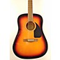 Used Fender Used Fender CD60 Dreadnought 3 Tone Sunburst Acoustic Guitar