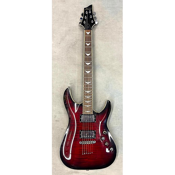 Used Schecter Guitar Research Used Schecter Guitar Research C1 Plus Trans Red Solid Body Electric Guitar