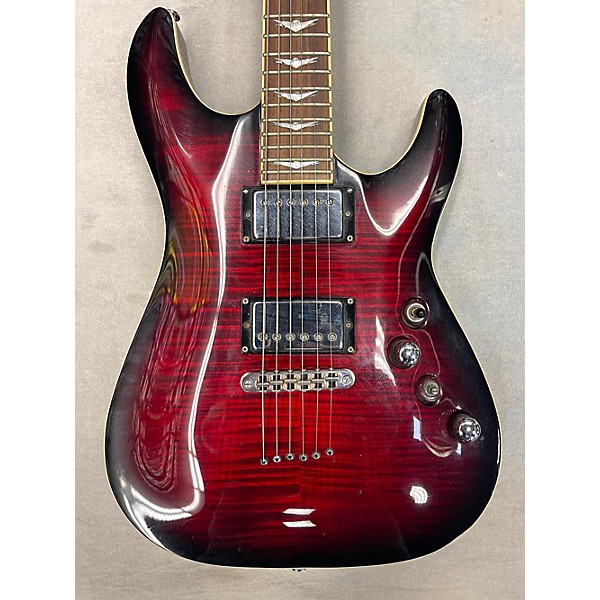 Used Schecter Guitar Research Used Schecter Guitar Research C1 Plus Trans Red Solid Body Electric Guitar