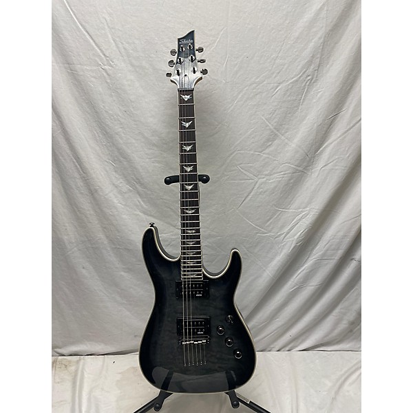 Used Schecter Guitar Research Used Schecter Guitar Research Omen Extreme 6 Trans Black Solid