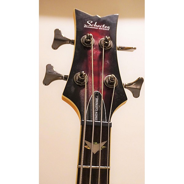 Used Schecter Guitar Research Used Schecter Guitar Research Omen Extreme 4 String BLOOD RED Electric Bass Guitar