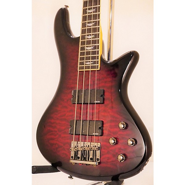 Used Schecter Guitar Research Used Schecter Guitar Research Omen Extreme 4 String BLOOD RED Electric Bass Guitar