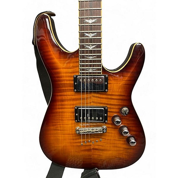 Used Schecter Guitar Research Used Schecter Guitar Research C1 Plus Tobacco Burst Solid Body Electric Guitar