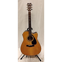 Used Yamaha Used Yamaha FX335C Natural Acoustic Electric Guitar