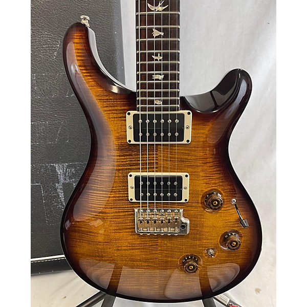 Used PRS Used PRS P24 Black Gold Wrap Burst Solid Body Electric Guitar