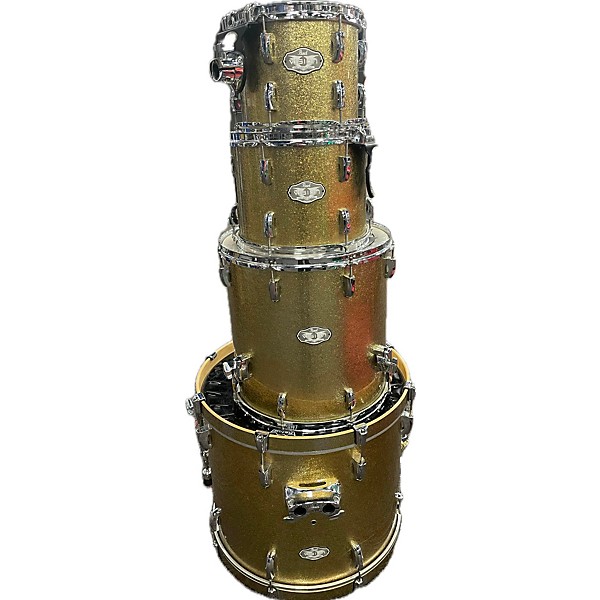 Used Pearl Used Pearl 4 piece Vision Gold Sparkle Drum Kit