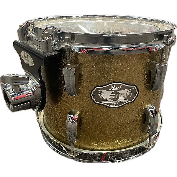 Used Pearl Used Pearl 4 piece Vision Gold Sparkle Drum Kit