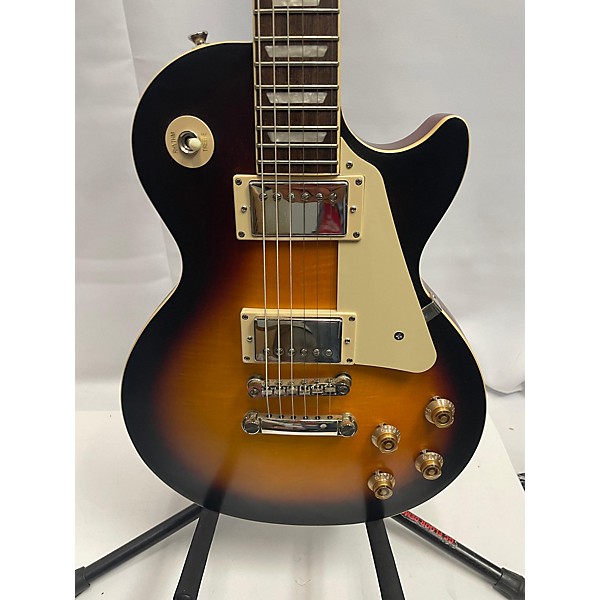 Used Epiphone Used Epiphone 1959 Reissue Les Paul Standard Aged Dark Burst Solid Body Electric Guitar