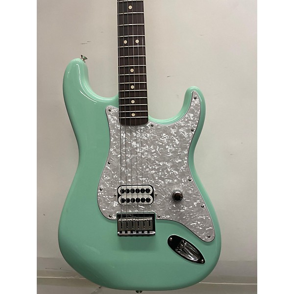 Used 2023 Fender Tom DeLonge Stratocaster Surf Green Solid Body Electric Guitar