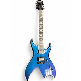 Used B.C. Rich B Legacy Metallic Blue Solid Body Electric Guitar