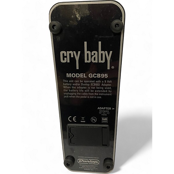 Used Dunlop Used Dunlop GCB95 Original Crybaby Wah Effect Pedal