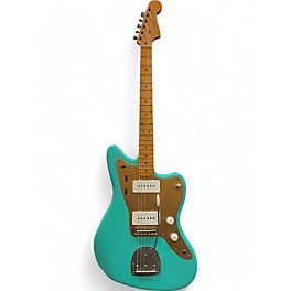 Used Squier Used Squier Jazzmaster 40th Anniversary Vintage Edition Seafoam Green Solid Body Electric Guitar