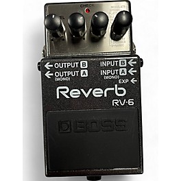 Used BOSS RV6 Digital Reverb Effect Pedal