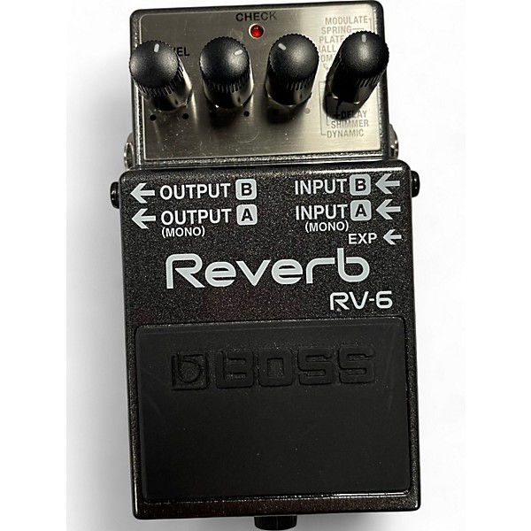 Used BOSS RV6 Digital Reverb Effect Pedal