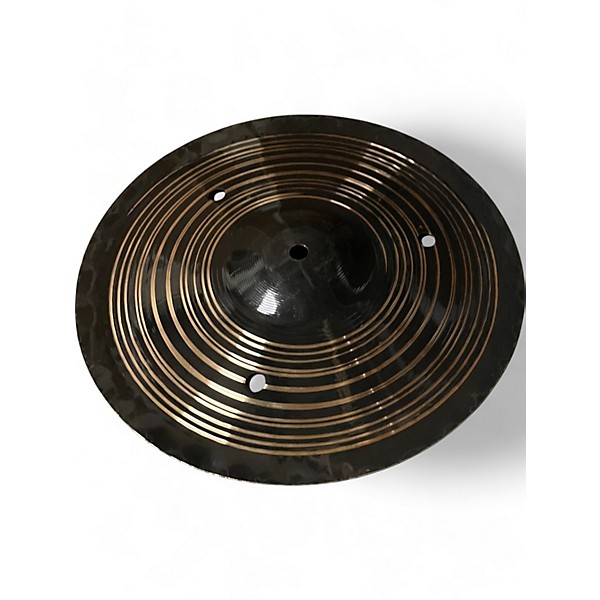 Used MEINL 12in dark trash stack pair Cymbal