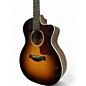 Used Taylor 214CE Deluxe 2 Color Sunburst Acoustic Electric Guitar