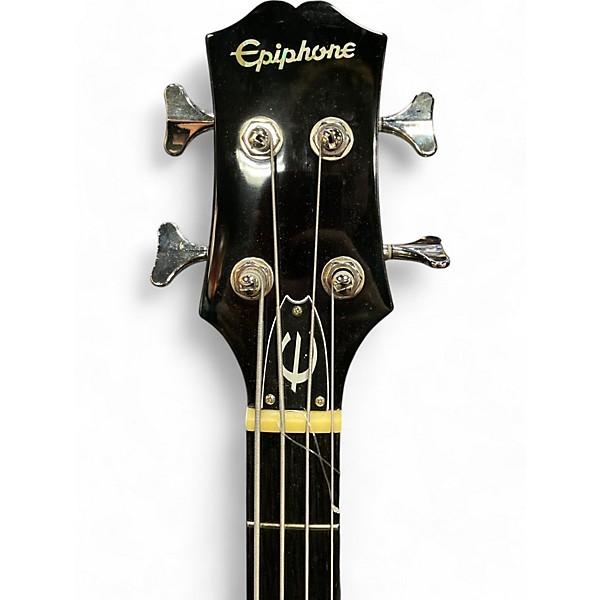 Used Epiphone Embassy Pro Black Electric Bass Guitar